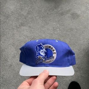 Unworn Duke blue devils adjustable snapback hat